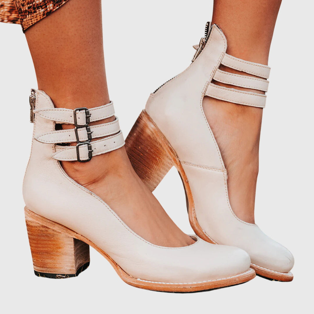 Nina™ | Sapatos de Salto Elegantes e Confortáveis