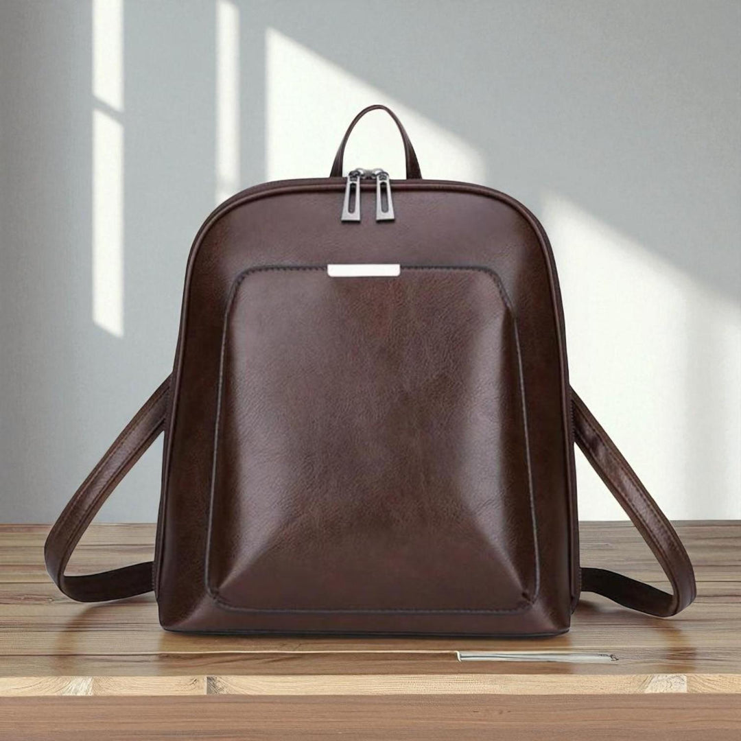 Mochila clássica com fecho duplo – design elegante