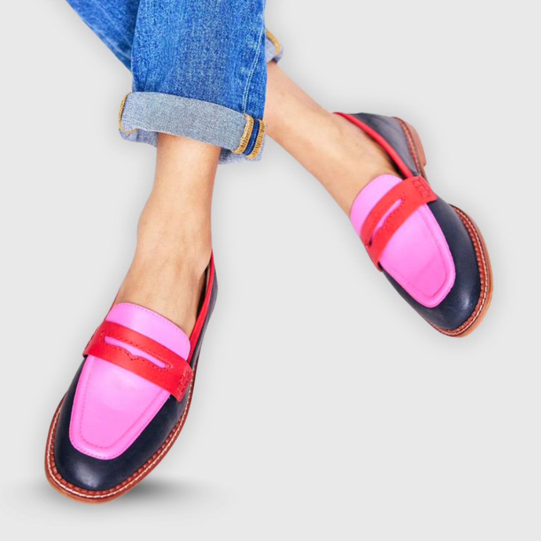 Franki - Mocasins com contraste