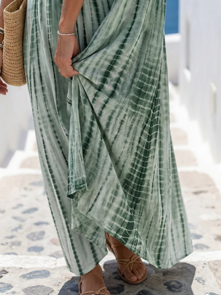 Karys | Vestido Midi de Tecido Leve e Corte Casual