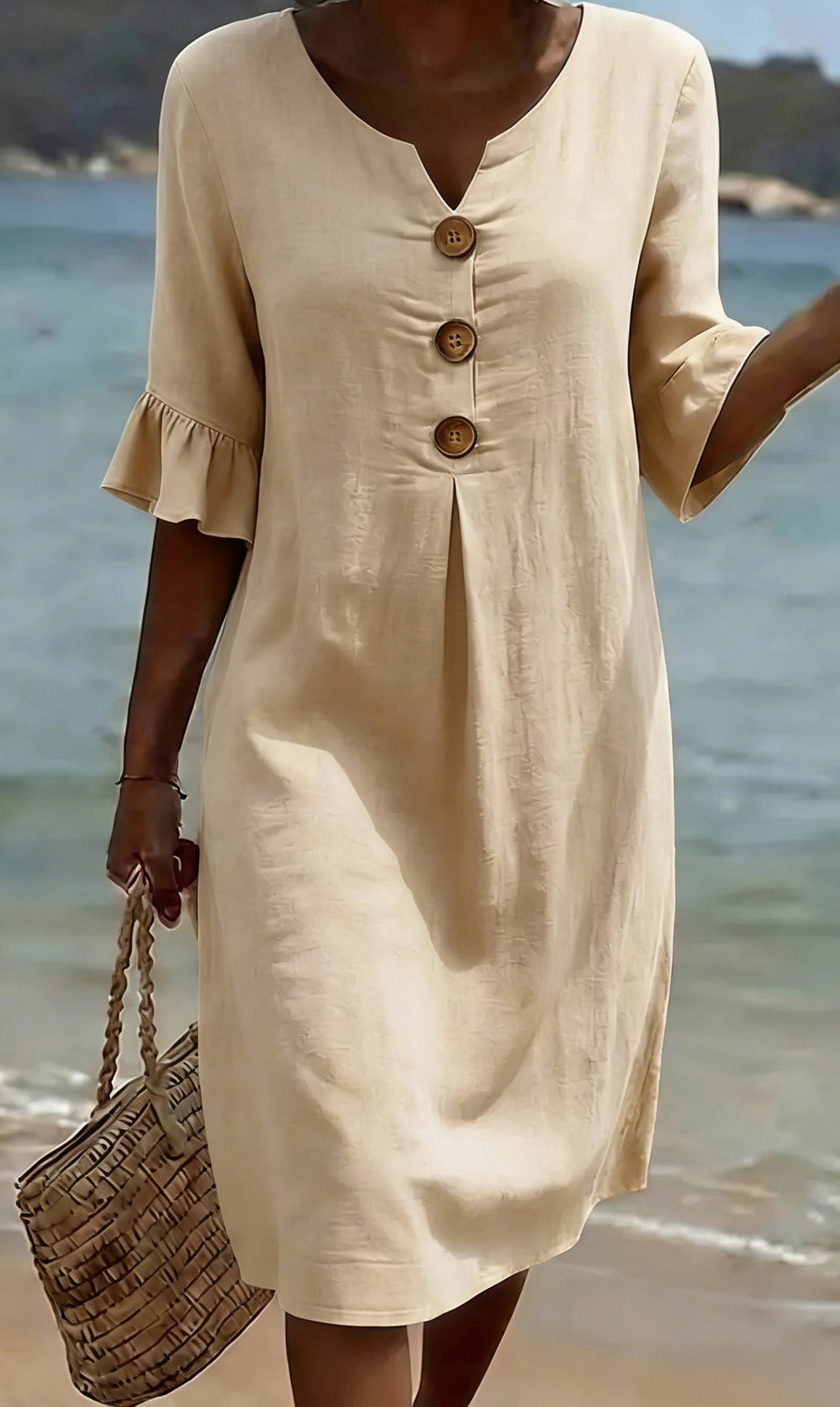 Vestido informal de mulher.