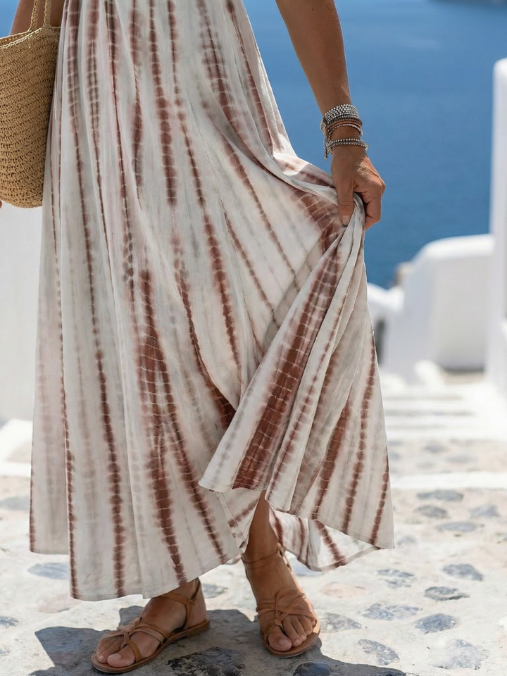 Karys | Vestido Midi de Tecido Leve e Corte Casual