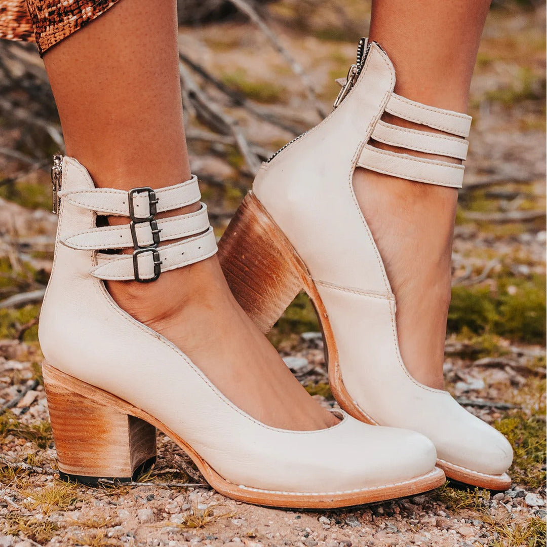 Nina™ | Sapatos de Salto Elegantes e Confortáveis