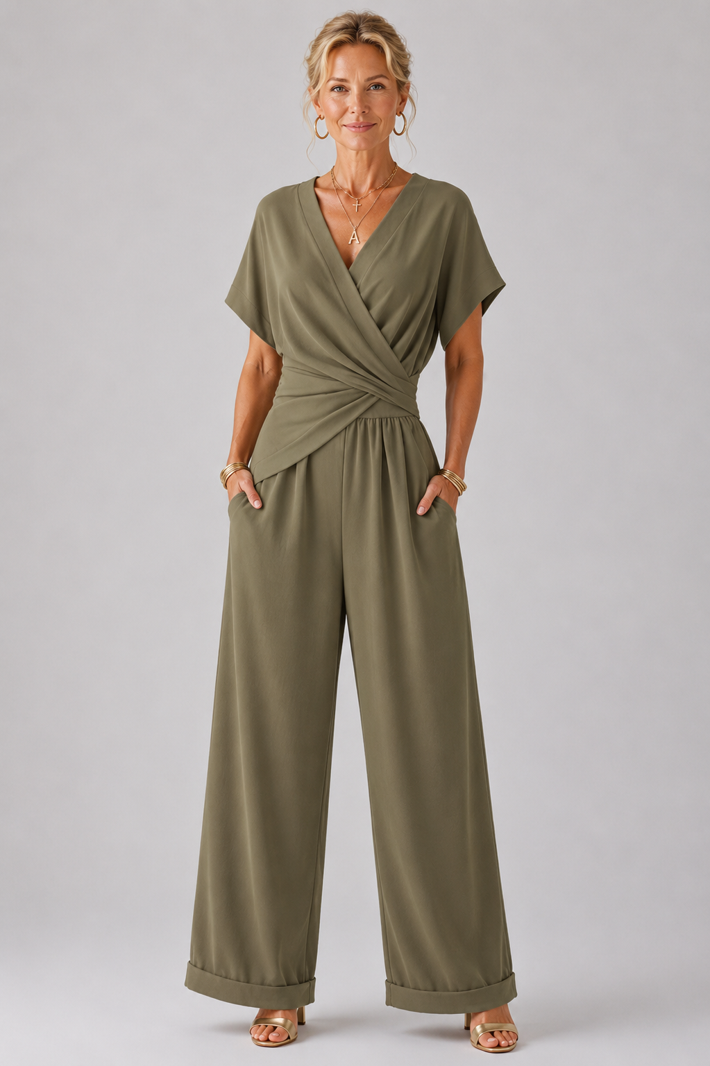 Conjunto Elegante de Duas Peças Colleen™