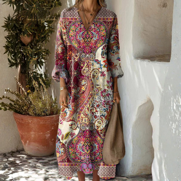 Vestido Urbano Boémio