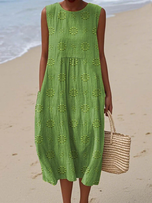 Vestido Midi Bordado Rose™