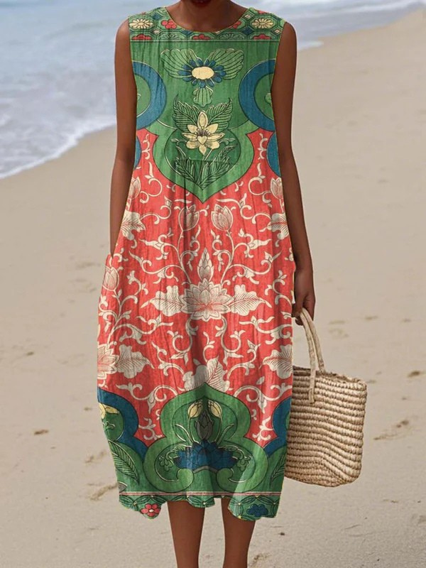 Vera™ Vestido Midi Boémio