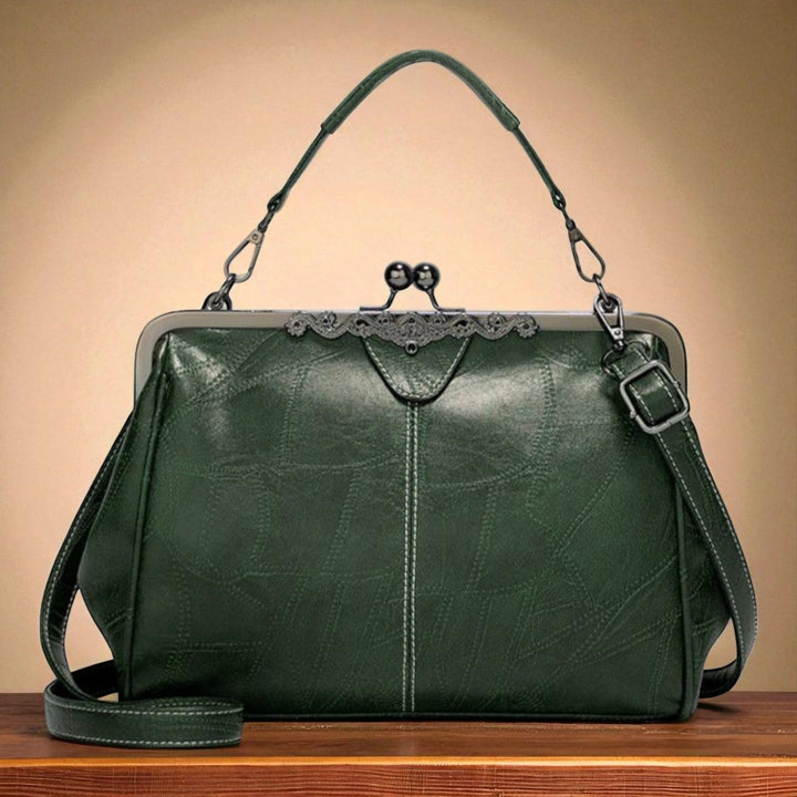 Bolso vintage com fecho a pressão