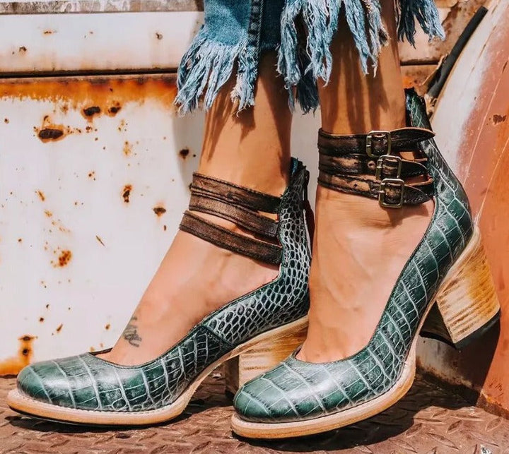 Nina™ | Sapatos de Salto Elegantes e Confortáveis